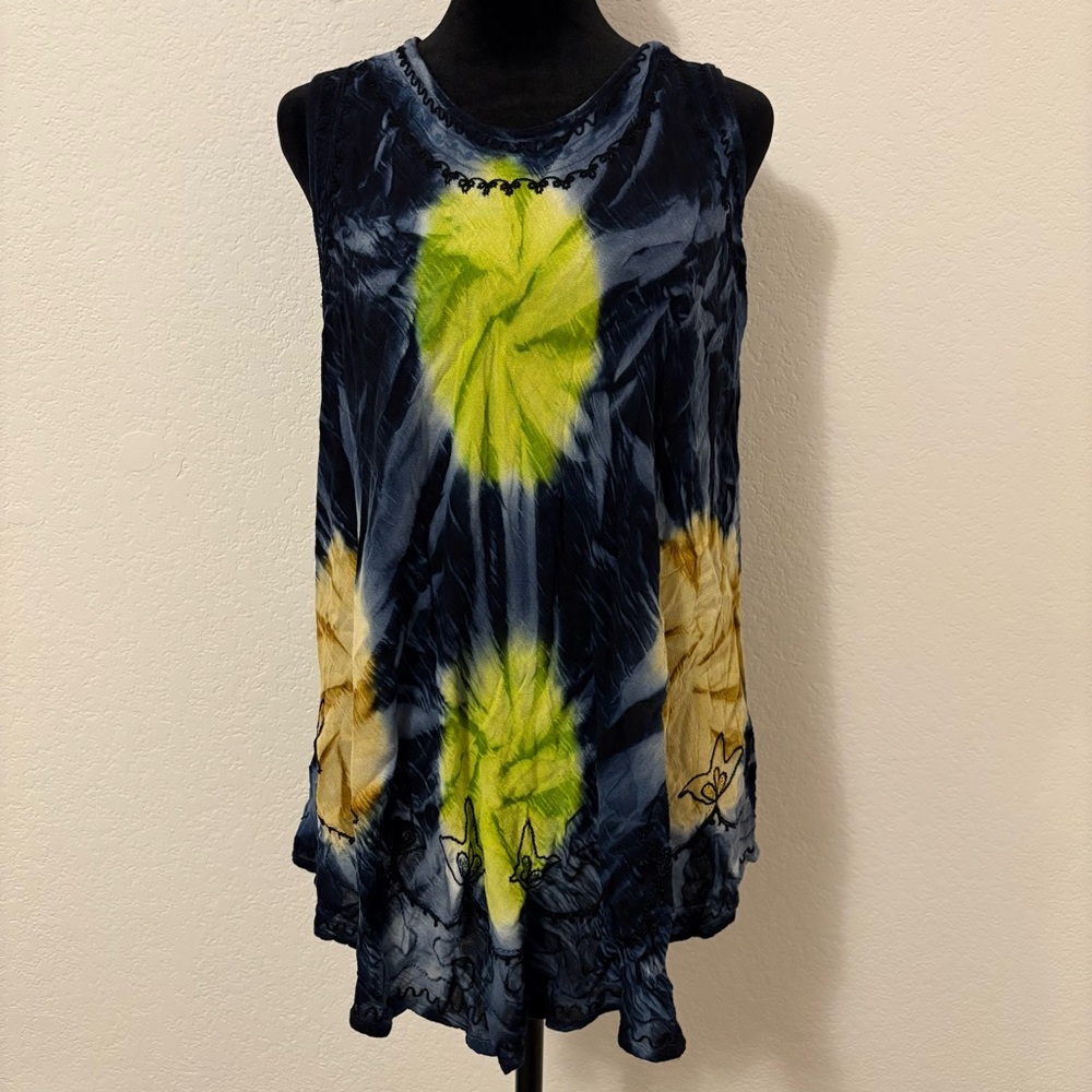 Girls Tie Dye Swim Suit Coverup
